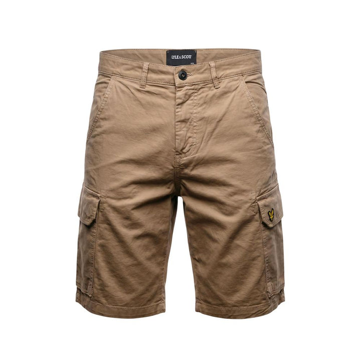 Lyle &amp; Scott Beige Cotton Bermuda Shorts