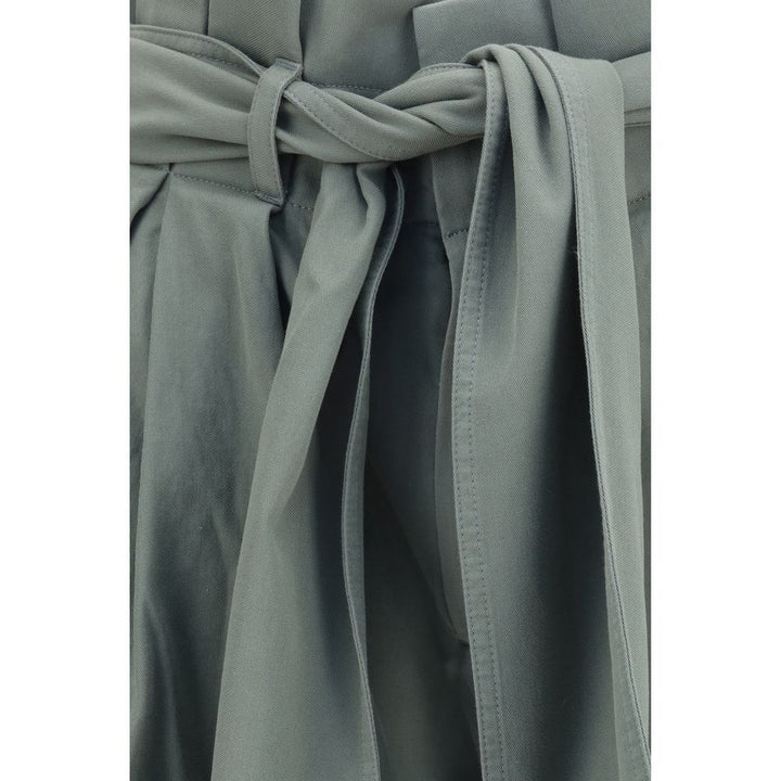 Balmain Bicolor Cotton Bermuda Shorts