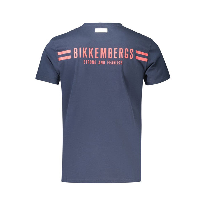 Bikkembergs Blue Cotton Men&