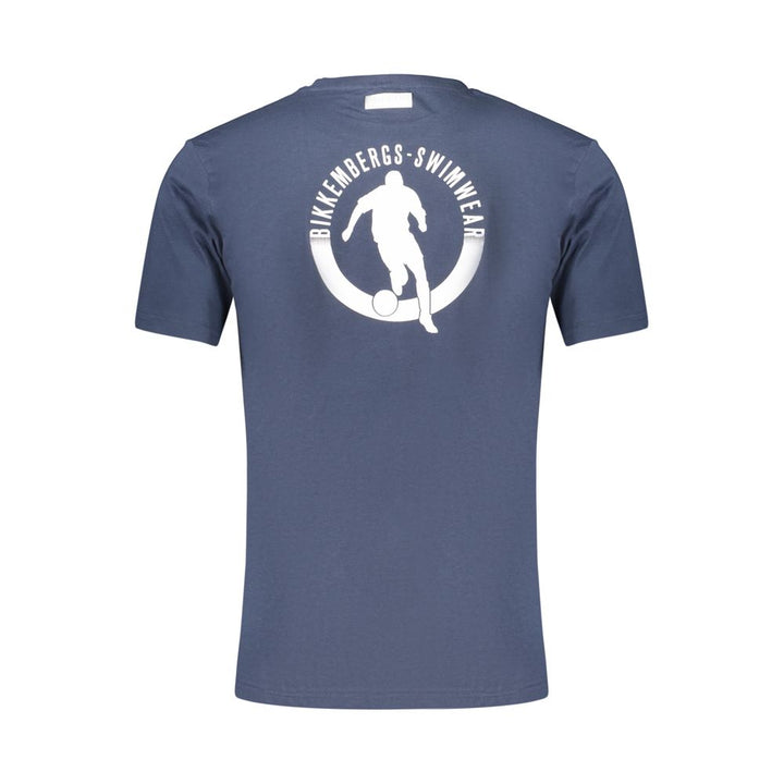 Bikkembergs Blue Cotton Men&