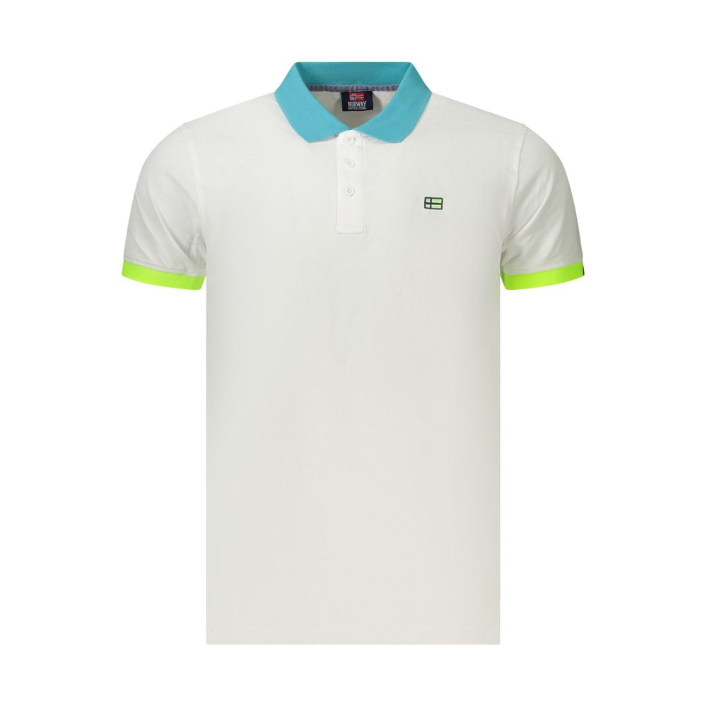 Norway 1963 Bianco Cotton Men&