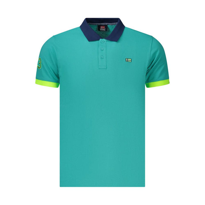 Norway 1963 Azzurro Cotton Men&