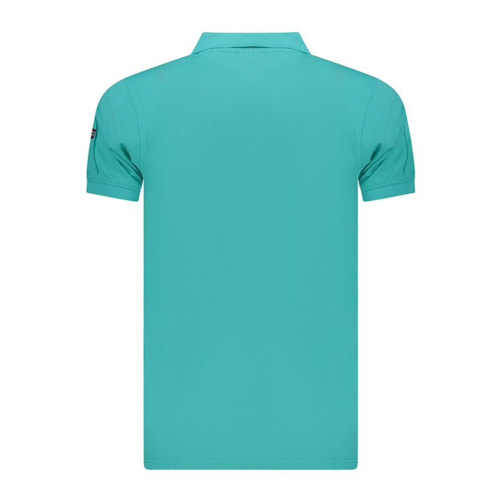 Norway 1963 Azzurro Cotton Men Polo