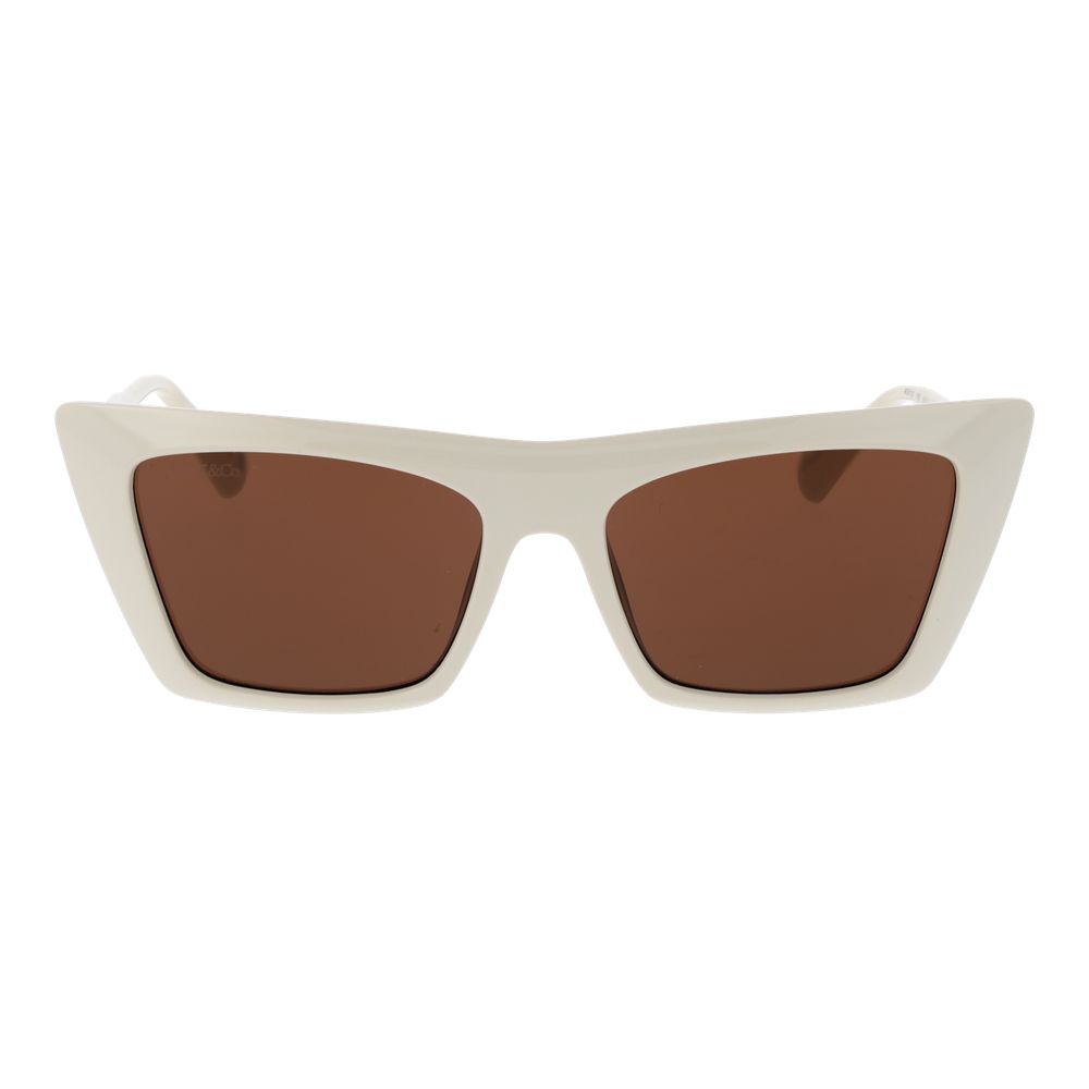 Max &amp; Co Beige Plastic Sunglasses