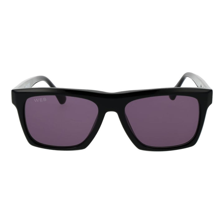 Web Black Acetate Sunglasses