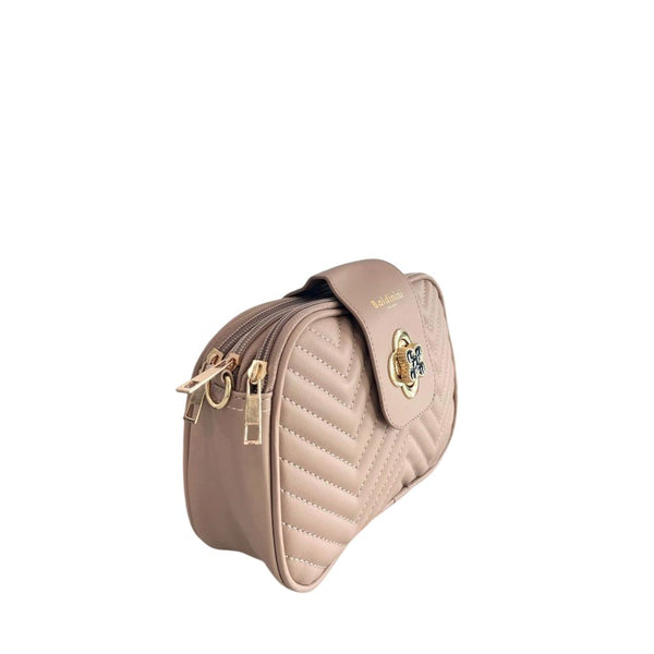 Baldinini Trend - Beige PU Women Crossbody