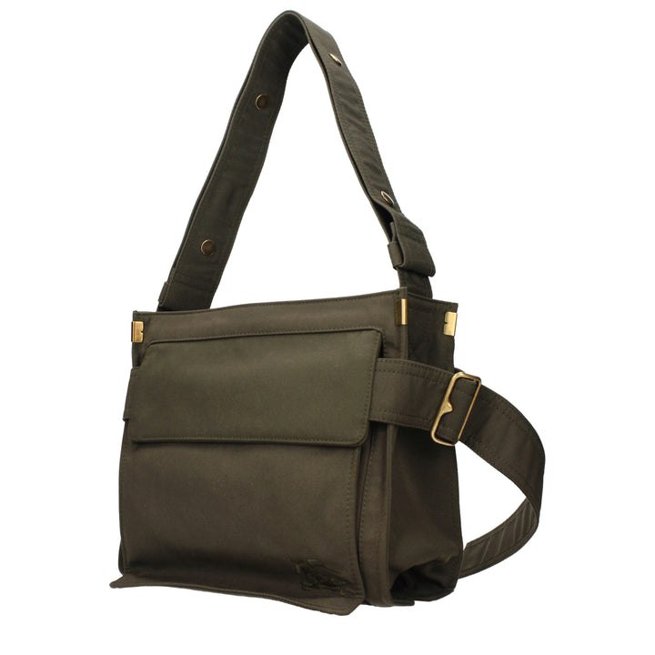 Burberry - Green Fabric Shoulder Bag