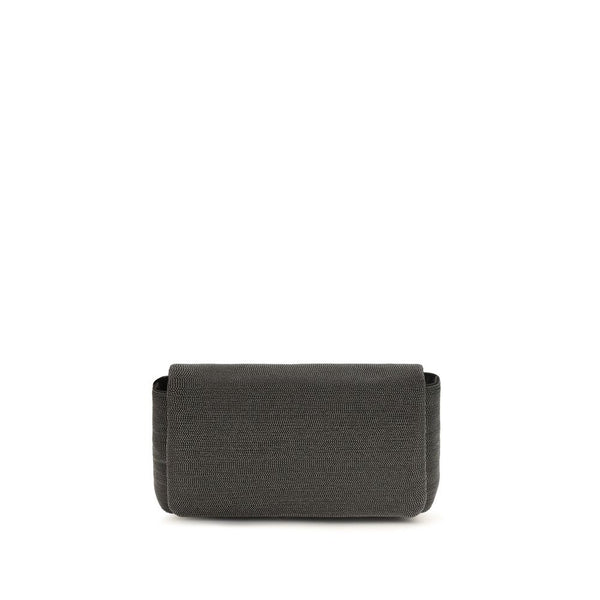 Brunello Cucinelli - Black Leather Shoulder Bag