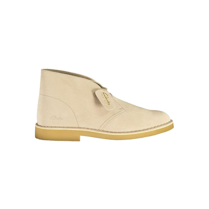 Clarks Beige Suede Men&