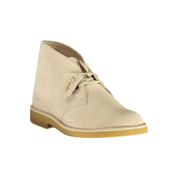 Clarks Beige Suede Men&