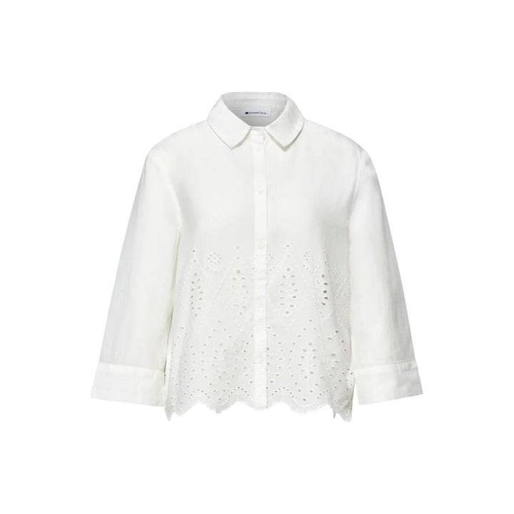 Street One White Cotton Blouse