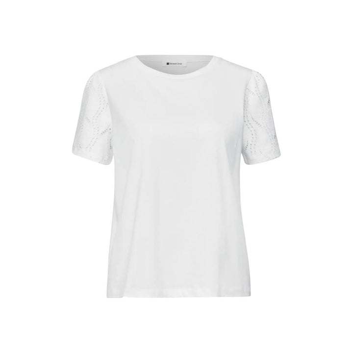 Street One Cream Cotton T-Shirt