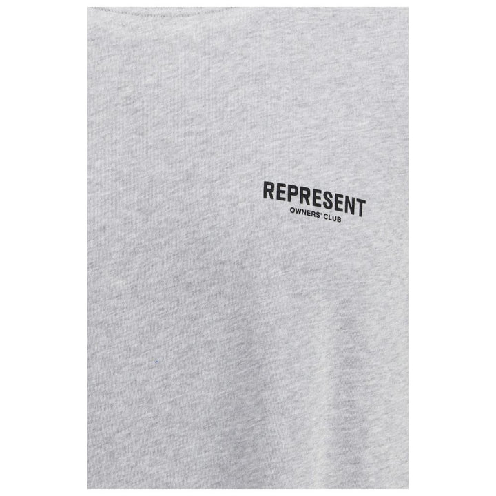 Represent Gray Cotton T-Shirt