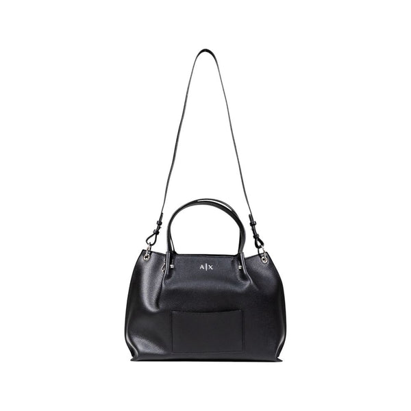 Armani Exchange - Black Polyester Handbag