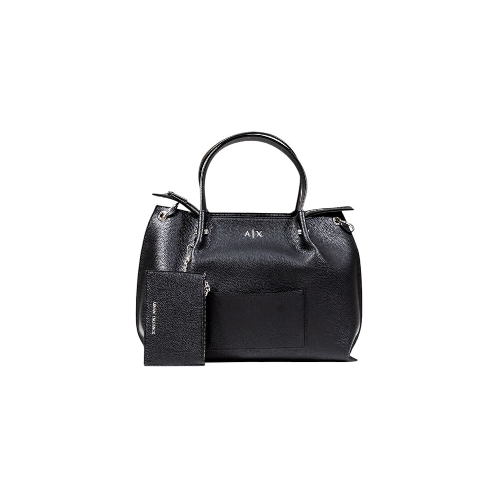 Armani Exchange - Black Polyester Handbag
