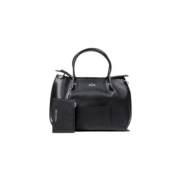 Armani Exchange - Black Polyester Handbag