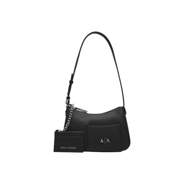 Armani Exchange - Black Polyester Handbag