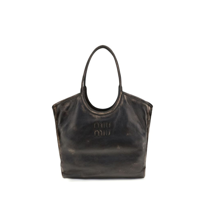 Miu - Brown Calf Leather Bos Taurus Shoulder Bag