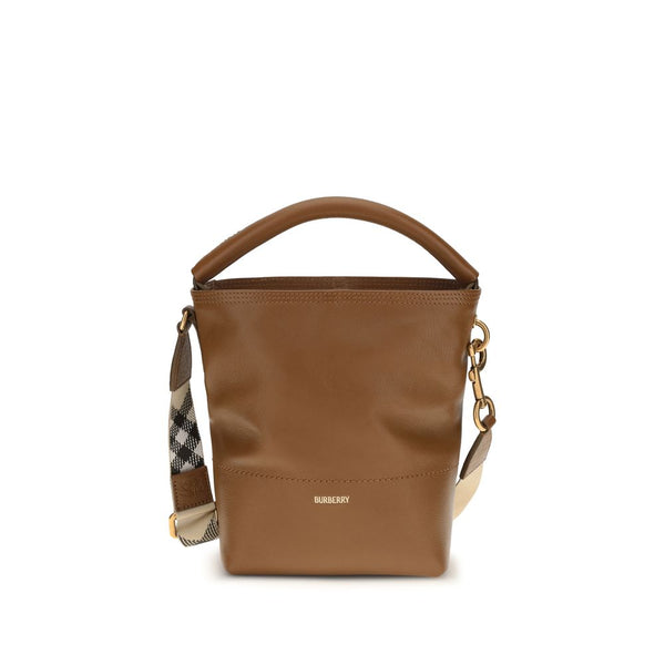 Burberry - Brown Calf Leather Bos Taurus Backet Bag