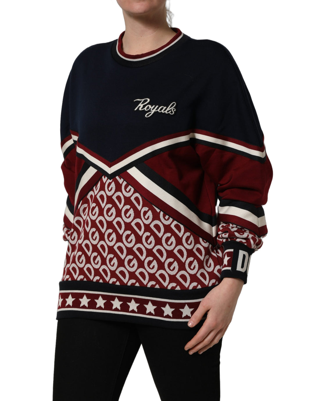 Dolce &amp; Gabbana Blue Red Paneled &