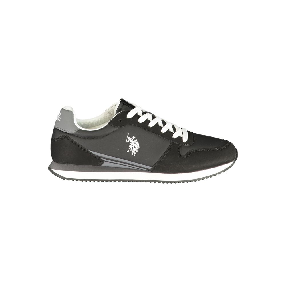 U.S. POLO ASSN. Black Polyurethane Men&