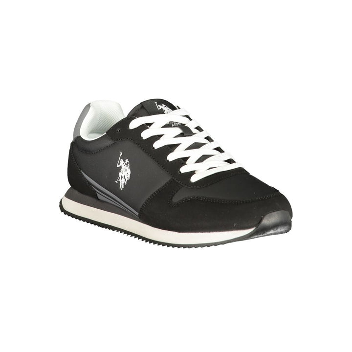 U.S. POLO ASSN. Black Polyurethane Men&