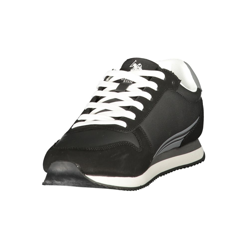 U.S. POLO ASSN. Black Polyurethane Men&