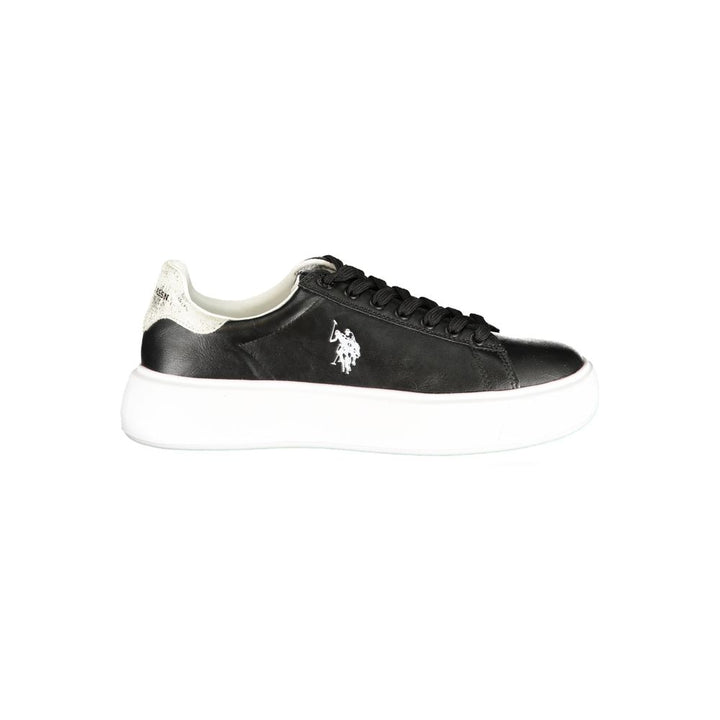 U.S. POLO ASSN. Black Polyurethane Women&