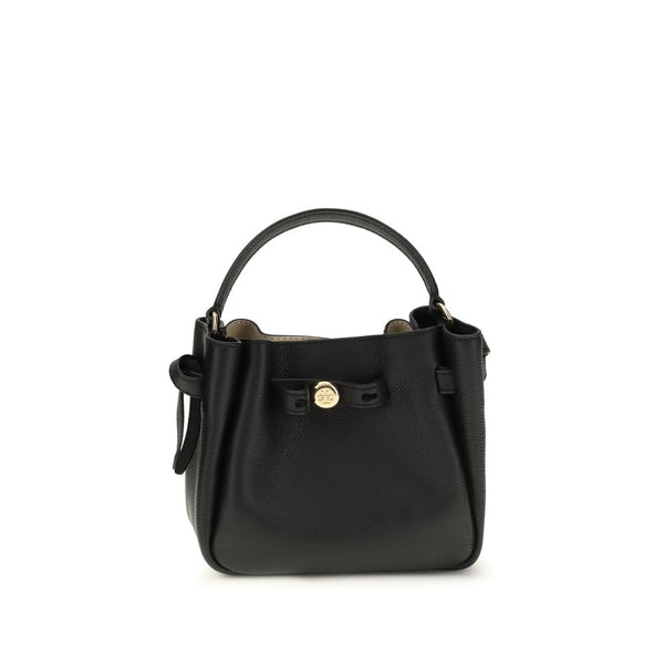 Tory Burch - Black Calf Leather Bos Taurus Backet Bag