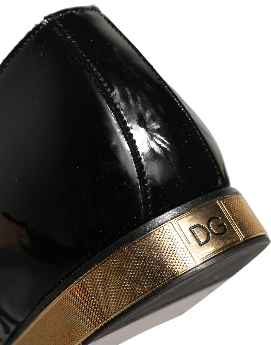 Dolce &amp; Gabbana Black Embellished Men Derby Dress Formal Shoes