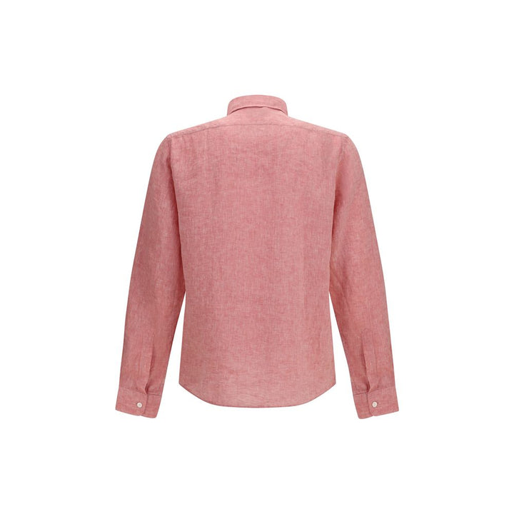 Hugo Boss Black Multicolor Linen Shirt