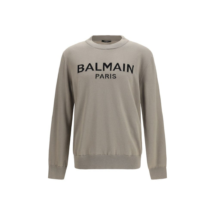 Balmain Bicolor Wool Oves Aries Sweatshirt