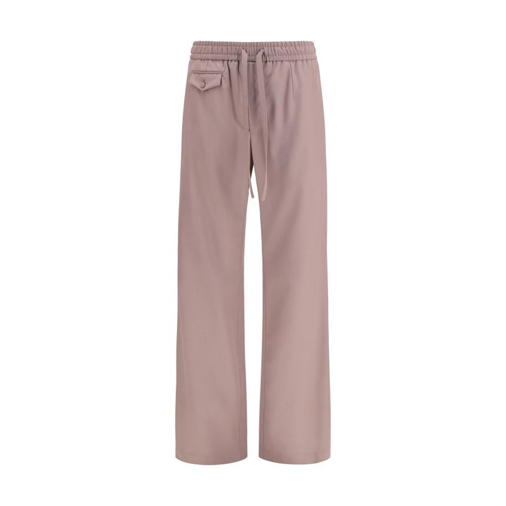 Dolce &amp; Gabbana Brown Wool Oves Aries Joggers (Workout Pants)