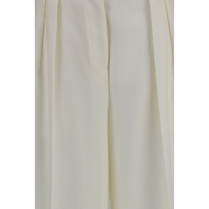 Calvin Klein White Wool Oves Aries Casual Pants