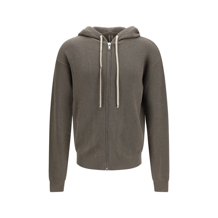 Rick Owens Gray Wool Oves Aries Hoodie