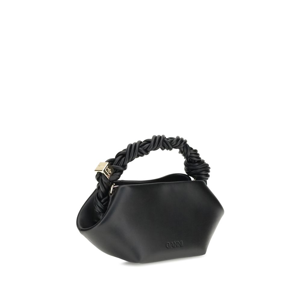 Ganni - Black Leather Shoulder Bag