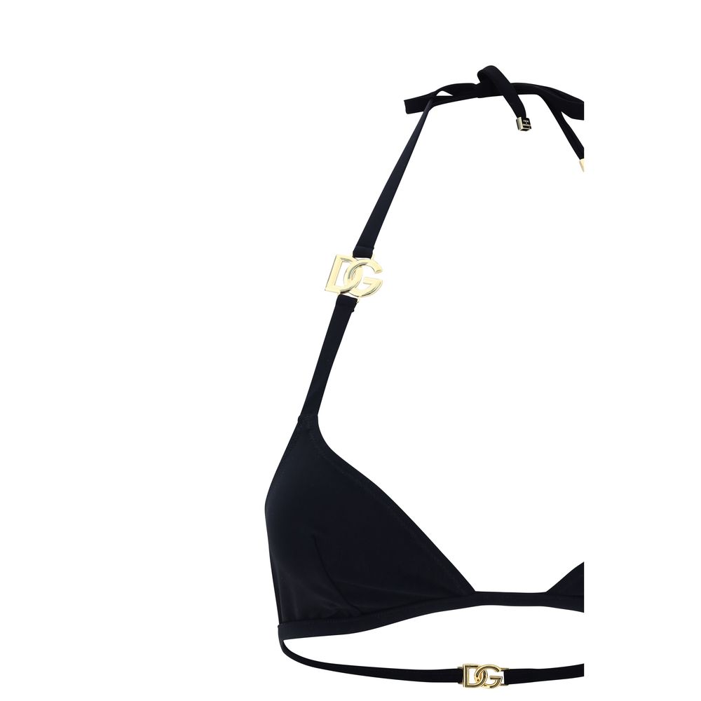 Dolce &amp; Gabbana Black Nylon Bikini