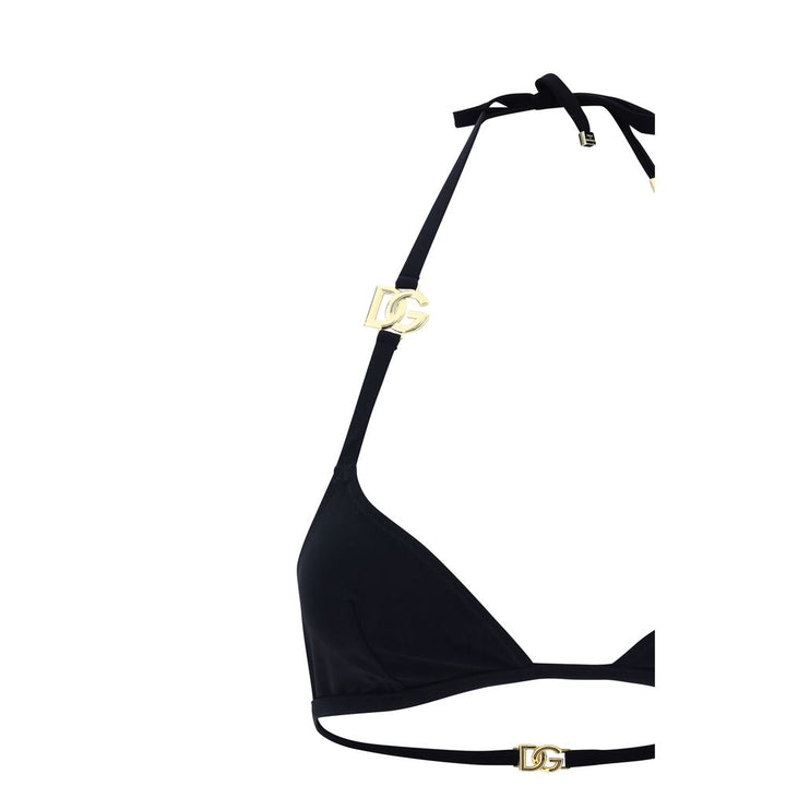Dolce &amp; Gabbana Black Nylon Bikini