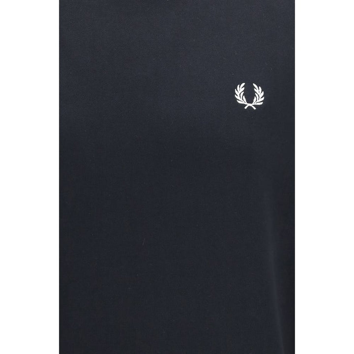 Fred Perry Black Cotton Sweatshirt