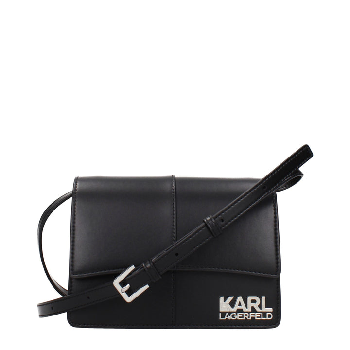 Karl Lagerfeld - Black Polyethylene Crossbody Bag
