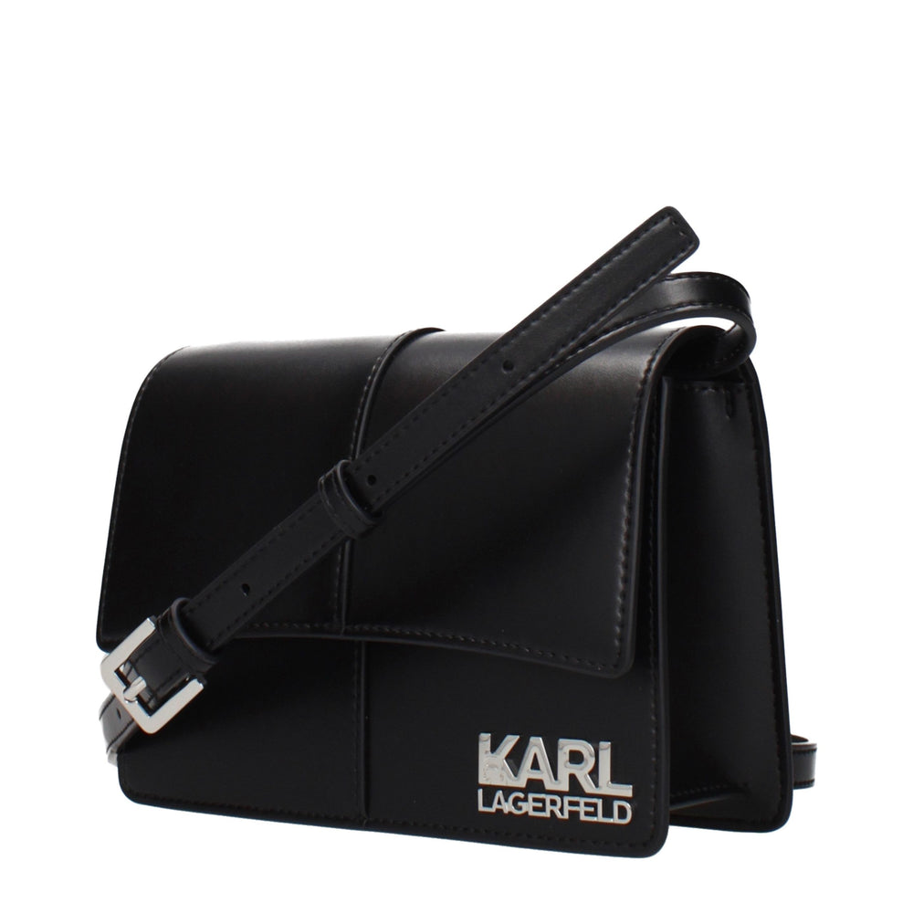 Karl Lagerfeld - Black Polyethylene Crossbody Bag