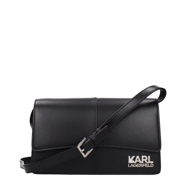 Karl Lagerfeld - Black Polyethylene Crossbody Bag
