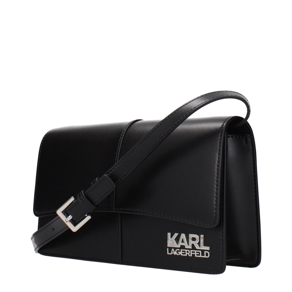 Karl Lagerfeld - Black Polyethylene Crossbody Bag
