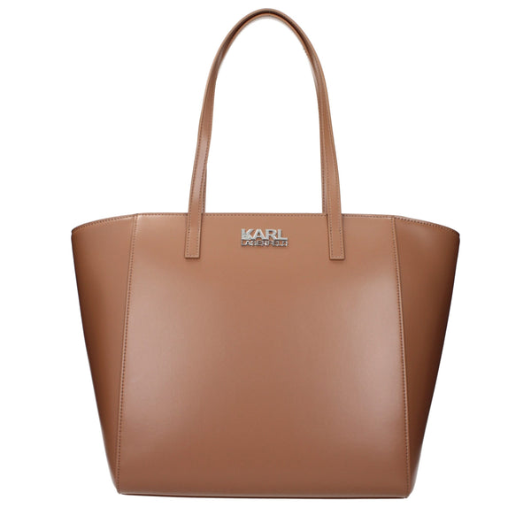 Karl Lagerfeld - Brown Polyethylene Shoulder Bag