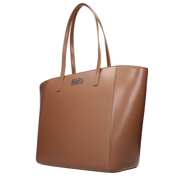 Karl Lagerfeld - Brown Polyethylene Shoulder Bag