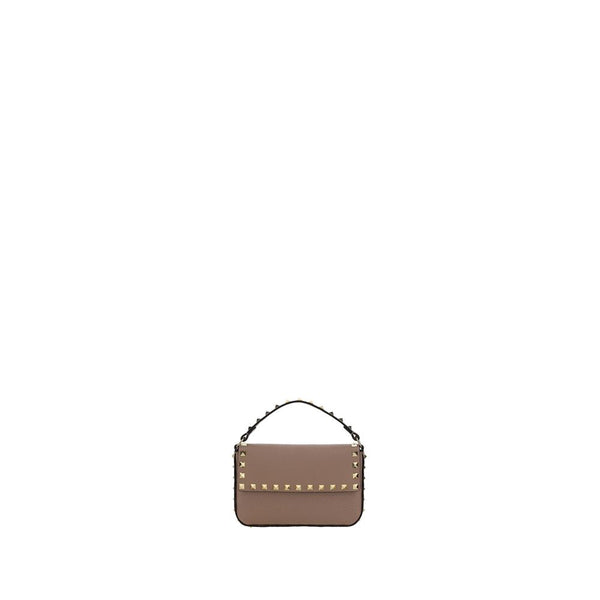 Valentino Garavani - Beige Calf Leather Bos Taurus Shoulder Bag