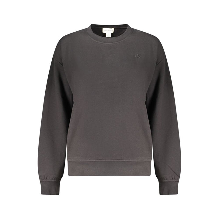 Calvin Klein Black Cotton Womens Sweatshirt