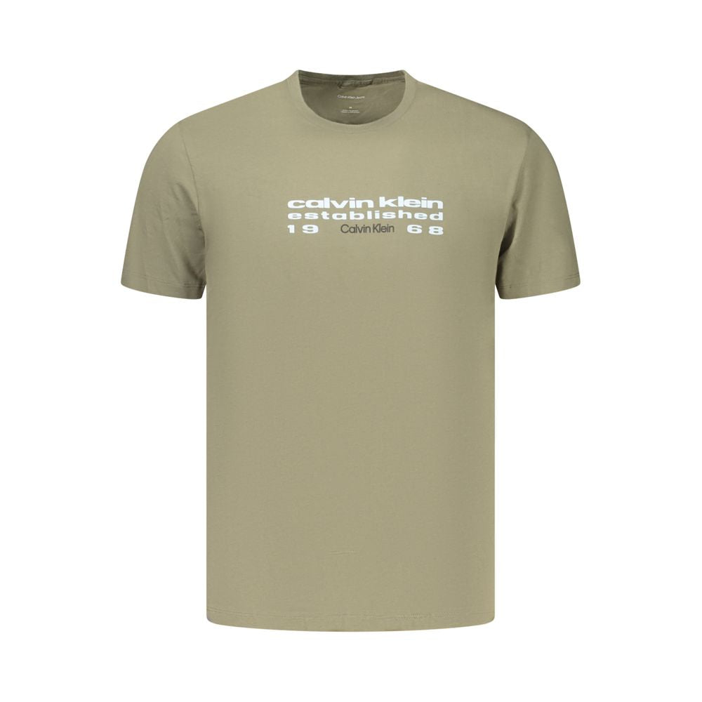 Calvin Klein Green Cotton Men&