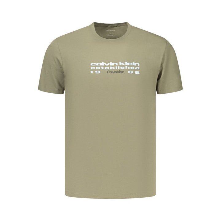 Calvin Klein Green Cotton Men&