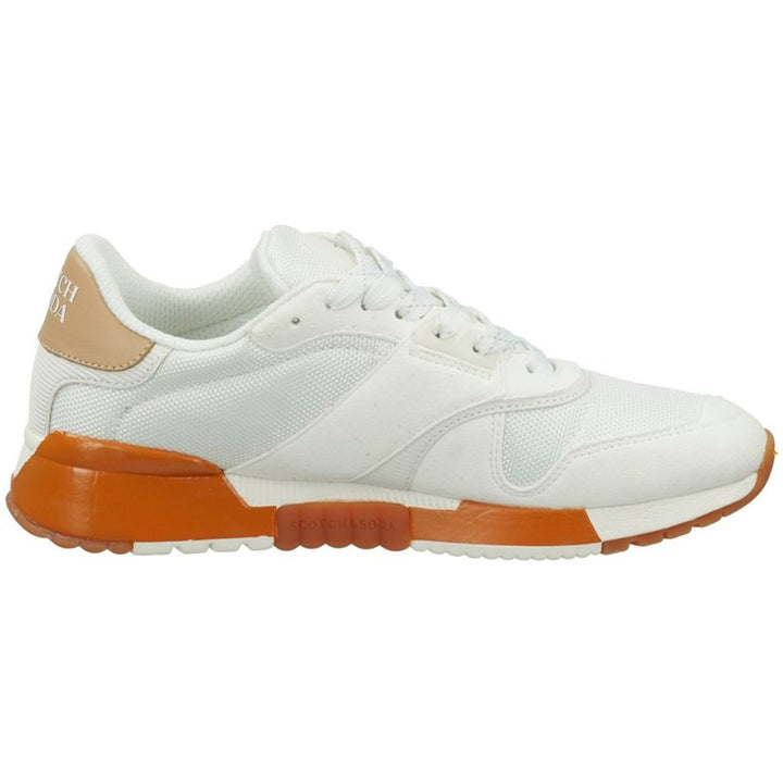 Scotch &amp; Soda White Leather Athletic Sneakers